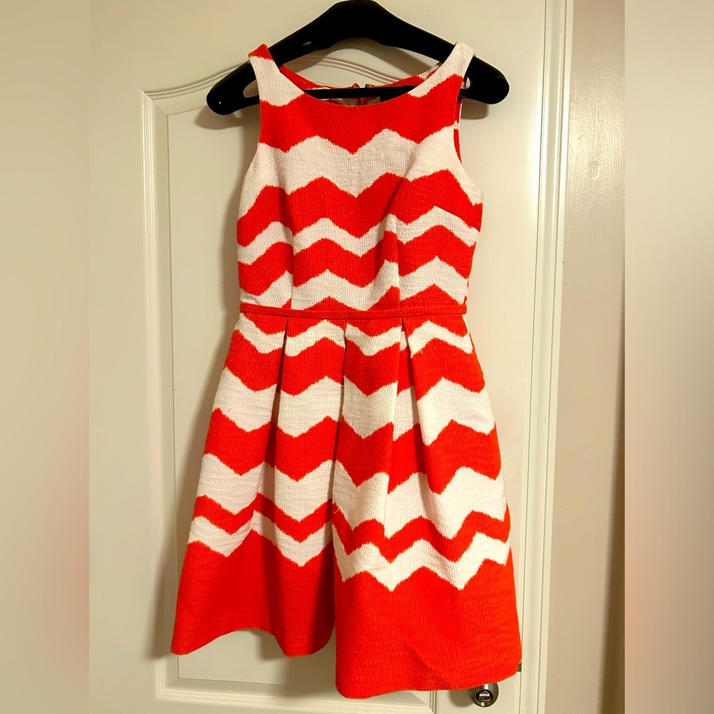 Orange Patterned Unique Sundress